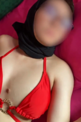 Hijab Bra Merah Pasrah Di Ewe Teman Kantor part 2